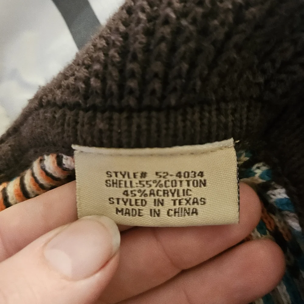 Powder River Outfitters Panhandle Cardigan, Shawl, Wrap. Aztec, Southwest‎